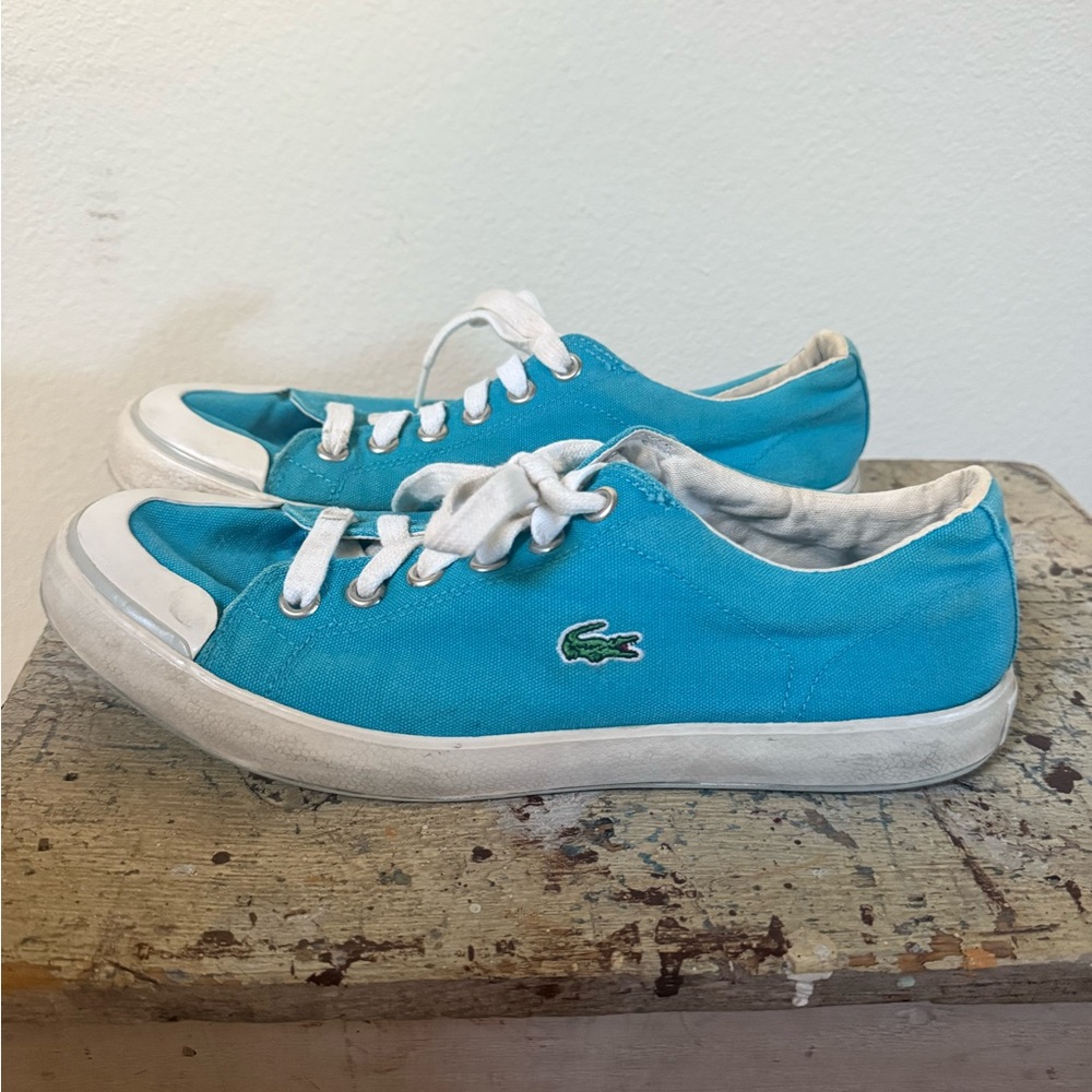 Women’s Lacoste Turquoise Sneakers - 10